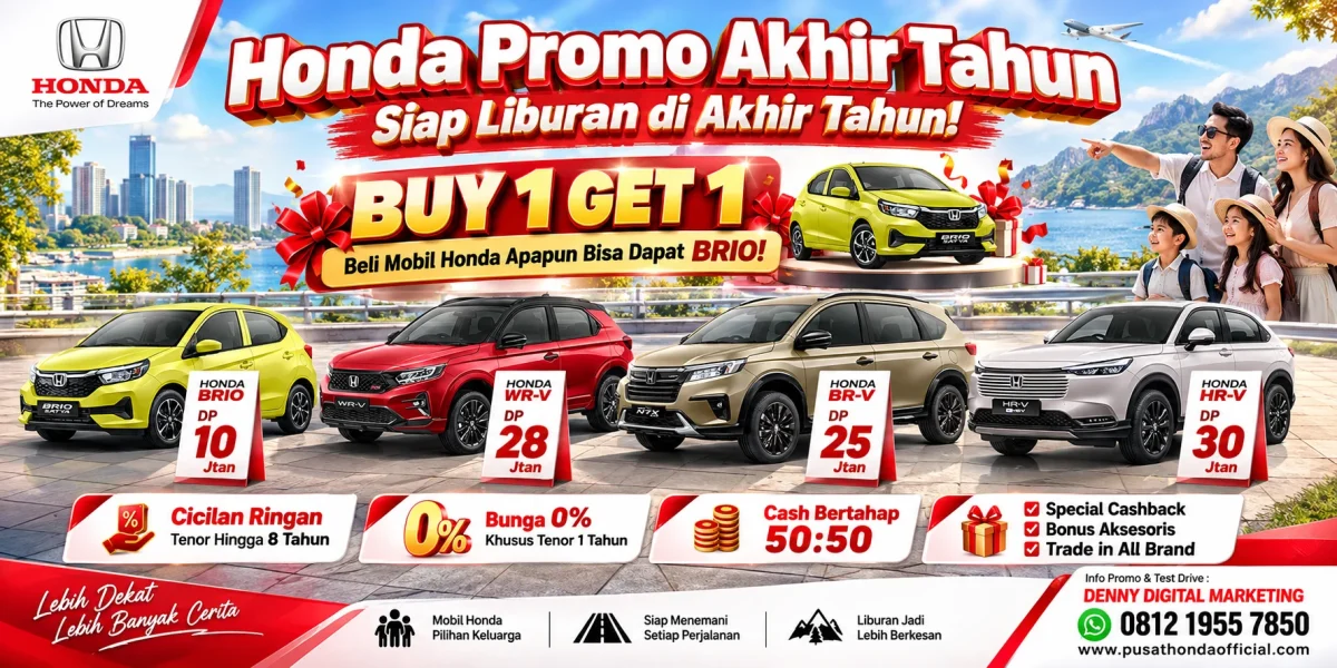 PROMO HONDA AKHIR TAHUN BANNER